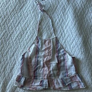 Linen halter top